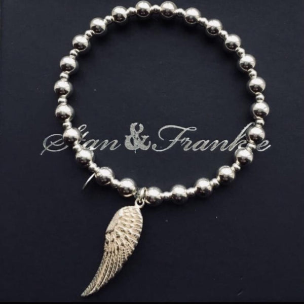 Wing Bead Bracelet