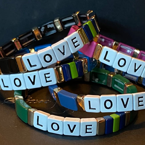 LOVE bead bracelet